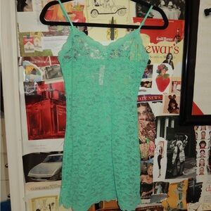 Victoria's Secret Lace Dress in Teal
